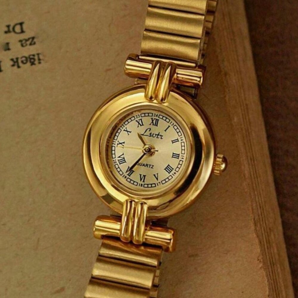 vintage gold watch